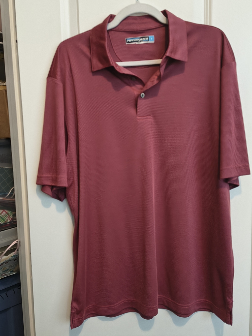 Roundtree & Yorke Men's Polo Shirt - Maroon